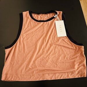 Women's Tan Sleeveless Top